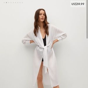 Long shirt/ Swim Coverup MANGO NWT